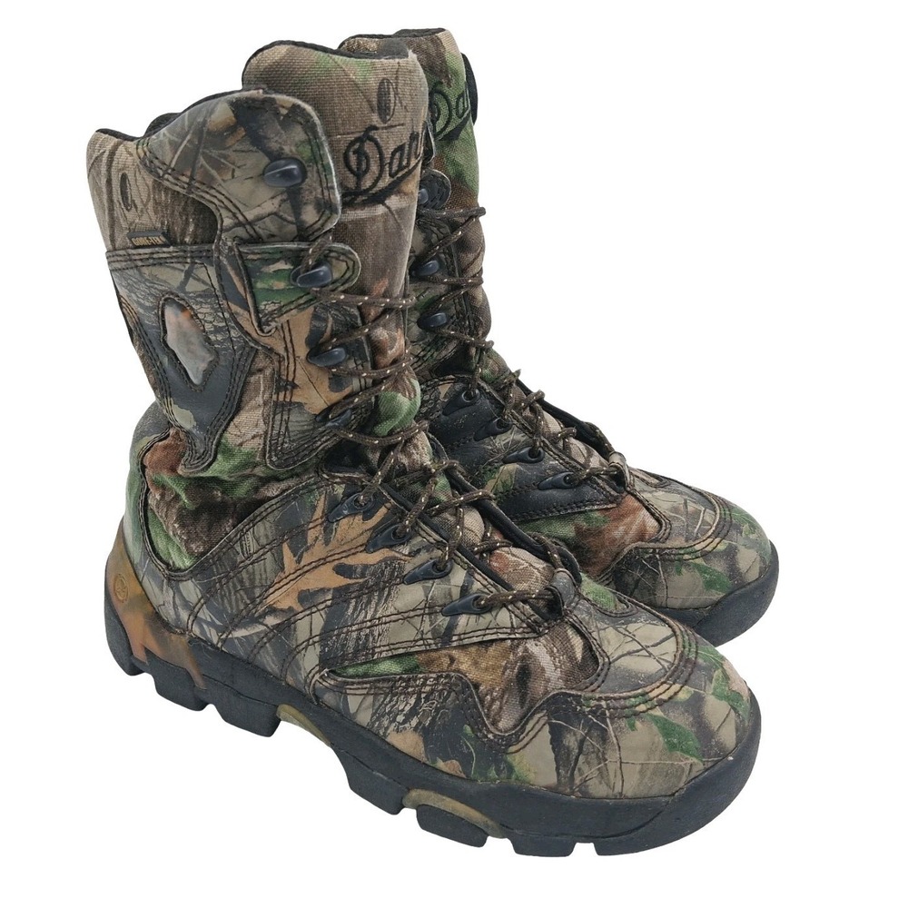 Danner Boots Mens Size 11 Camo Gore-Tex Insulated Waterproof Hunting Snow 41062